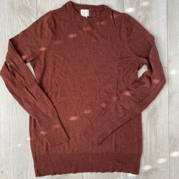 Brown Pullover Sweater - Picture 1 of 7